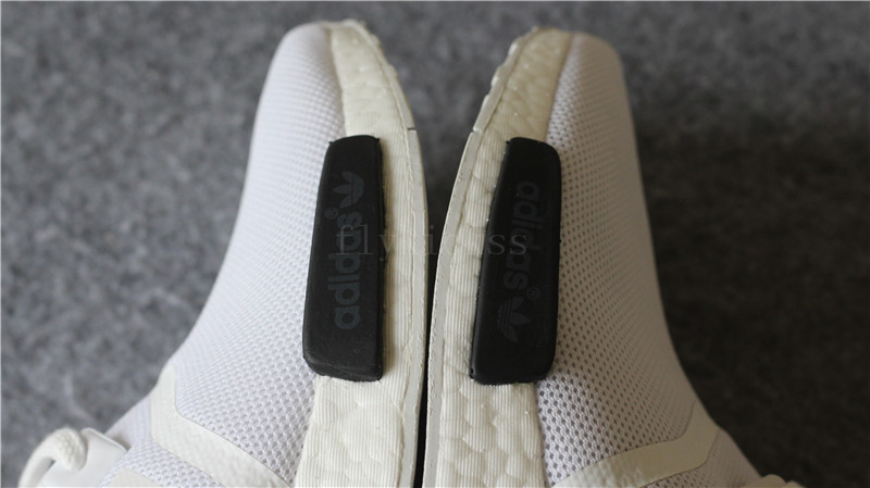 Real Boost Adidas NMD R1 Primeknit White Black